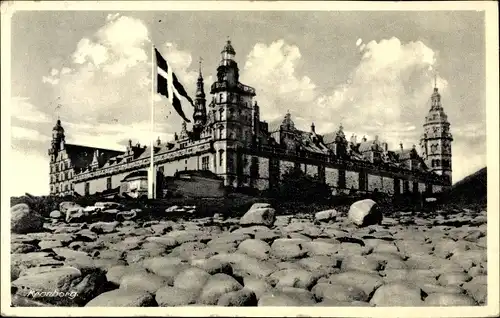 Ak Helsingør Helsingör Dänemark, Kronborg Slot, Schloss