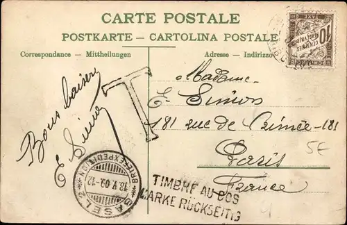 Ak Bâle Basel Stadt Schweiz, Rathaus