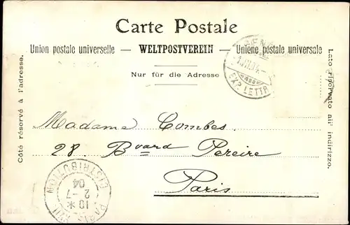 Mondschein Ak Lac Léman Kt Waadt Schweiz, Partie am Ufer, Ruderboote