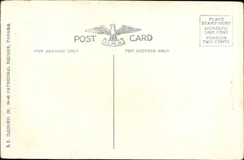 Ak Ancon Panama, Ciudad de Panama desde el Cerro Ancon