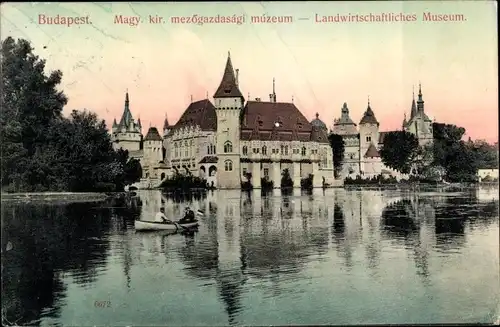 Ak Budapest Ungarn, Landwirtschaftliches Museum