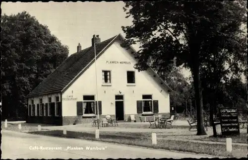 Ak Ede Gelderland Niederlande, Cafe-Restaurant Planken Wambuis