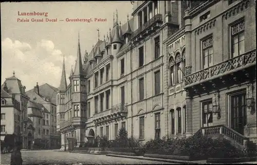 Ak Luxemburg Luxembourg, Palais Grand Ducal