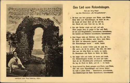 Lied Ak Das Lied vom Rolandsbogen, Jörg Ritzel, Herrgottsschänke