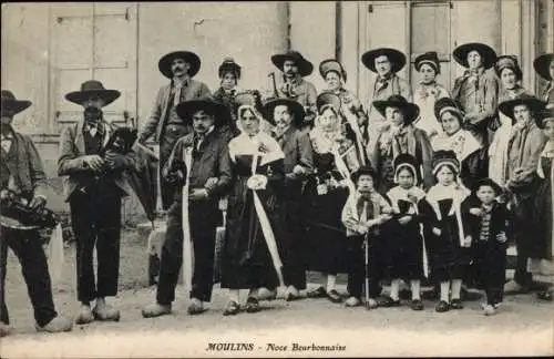 Ak Moulins Allier, Noce Bourbonnaise