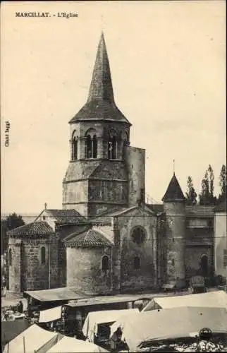 Ak Marcillat Allier, L'Eglise