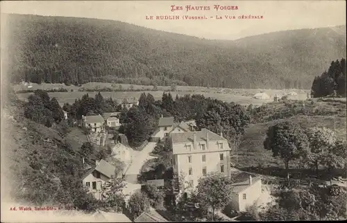 Ak Le Rudlin Plainfaing Vosges, Vue Generale