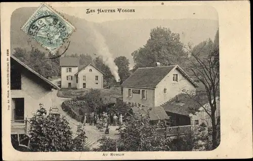 Ak Le Rudlin Plainfaing Vosges, Blick auf den Ort