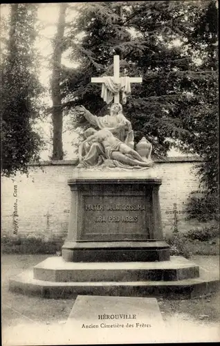 Ak Hérouville Saint Clair Calvados, Ancien Cimetiere des Freres