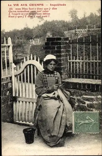 Ak Normandie, La vie aux Champs, Inquietude