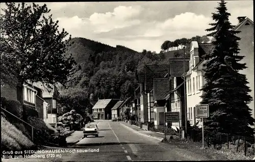 Ak Siedlinghausen Winterberg im Sauerland, Blick zum Hömberg