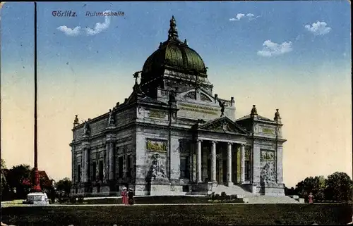 Ak Görlitz in der Lausitz, Ruhmeshalle