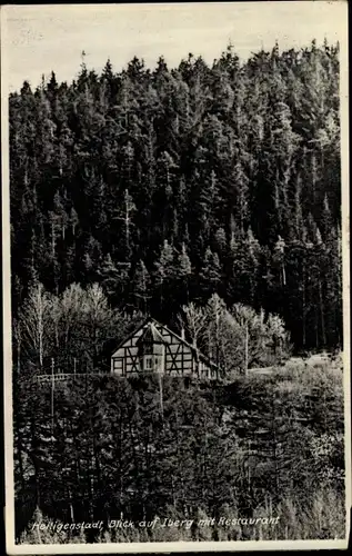 Ak Heiligenstadt in Oberfranken, Blick auf Iberg mit Restaurant