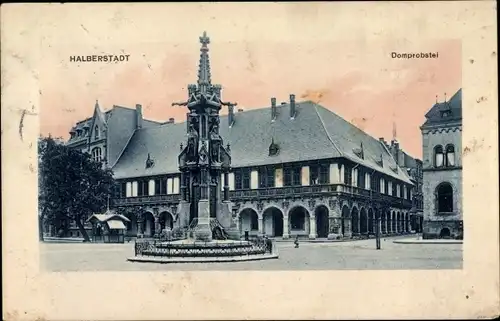 Ak Halberstadt Harz, Domprobstei