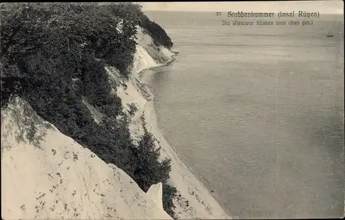 Ak Stubbenkammer Sassnitz auf Rügen, Die Wissower Klinken