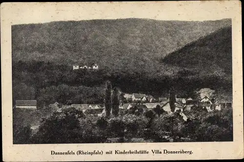 Ak Dannenfels am Donnersberg Pfalz, Teilansicht mit Kinderheilstätte Villa Donnersberg