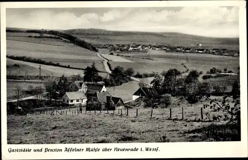 Ak Neuenrade in Westfalen, Gaststätte Affelner Mühle, Panorama, Ww. H. Müller