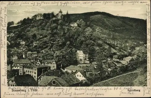 Ak Sonneberg in Thüringen, Schloßberg