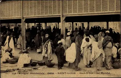 Ak Saint Louis Senegal, Guet N'Dar, Le Marché