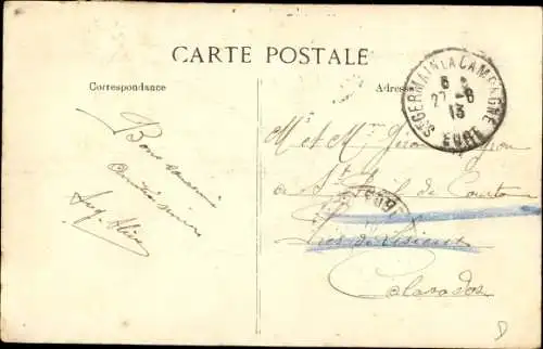 Ak Versailles Yvelines, Revue Hoche, Vue d'ensemble des Troupes de la Garnison