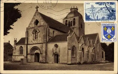 Ak Fismes Marne, l'Église