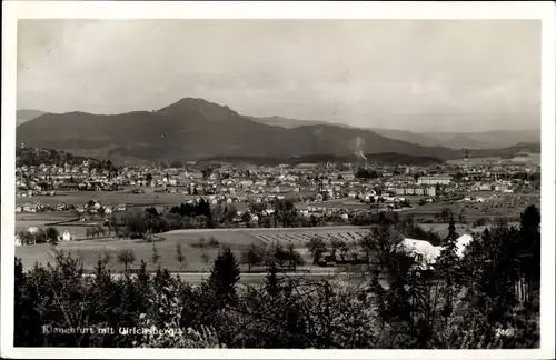 Ak Klagenfurt am Wörthersee Kärnten, Gesamtansicht mit Ulrichsberg