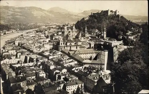 Ak Salzburg in Österreich, Blick vom Elektrischen Aufzug, Hohensalzburg