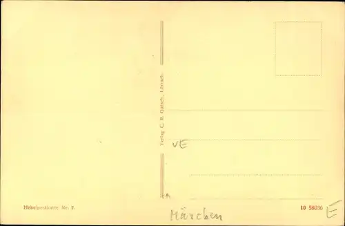 Künstler Ak Märchen, Der Carfunkel, Johann Peter Hebel