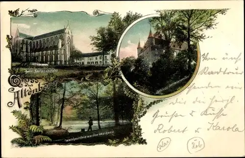 Ak Altenberg Odenthal Bergisches Land, Abtei Altenberg, Altenberger Dom, Schloss, Weiher