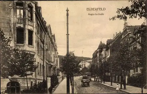 Ak Elberfeld Wuppertal Nordrhein Westfalen, Augustastraße