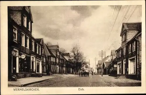 Ak  Wermelskirchen im Bergischen Land, Eich, Straßenpartie, Geschäft