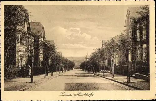 Ak Lennep Remscheid im Bergischen Land, Mittelstraße