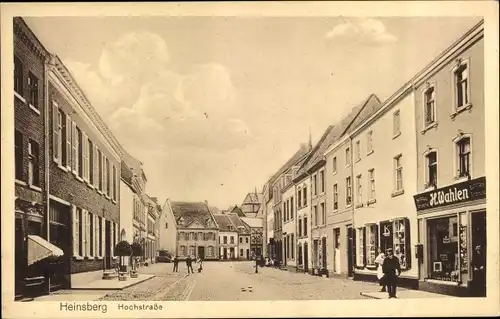 Ak Heinsberg im Rheinland, Hochstraße, Handlung