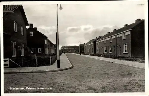 Ak Stavenisse Zeeland Niederlande, Prinses Irenestraat