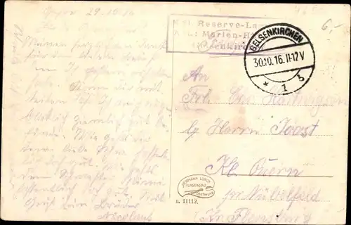 Ak Gelsenkirchen im Ruhrgebiet, Partie im Stadtpark