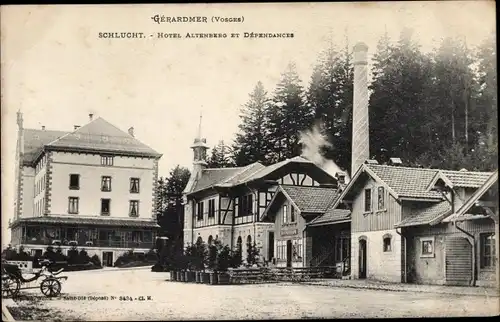 Ak Gérardmer Vosges, Schlucht, Hotel Altenberg et Dépendances
