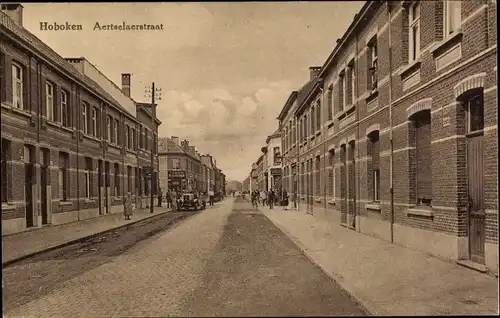 Ak Hoboken Antwerpen Flandern, Aertselaerstraat