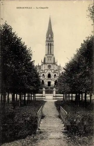 Ak Hérouville Saint Clair Calvados, La Chapelle