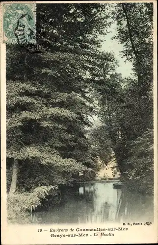 Ak Graye sur Mer Calvados, Le Moulin