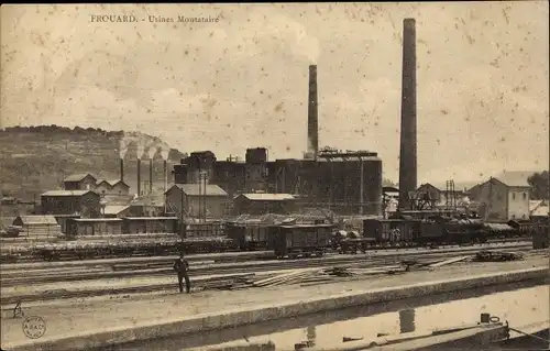 Ak Frouard Meurthe et Moselle, Usines Montataire