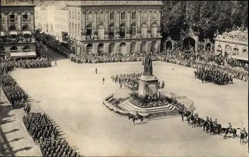 Ak Nancy Meurthe et Moselle, Prise d'armes