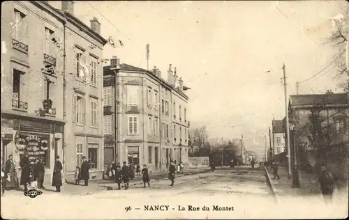 Ak Nancy Meurthe et Moselle, La Rue du Montet