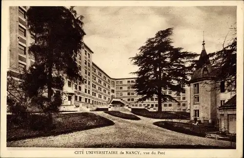 Ak Nancy Meurthe et Moselle, Cite Universitaire, Vue du Parc