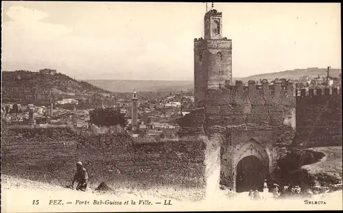 Ak Fès Fez Marokko, Porte Bab Guissa, La Ville