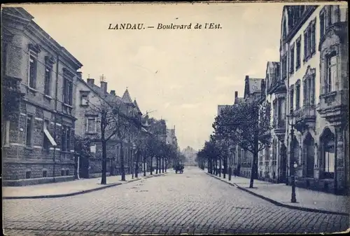 Ak Landau in der Pfalz, Boulevard de l'Est