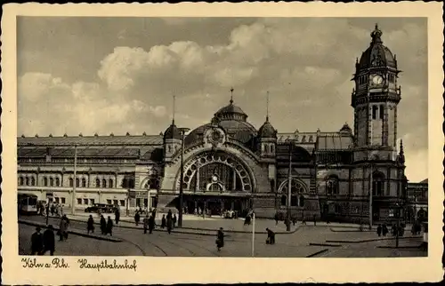 Ak Köln am Rhein, Hauptbahnhof