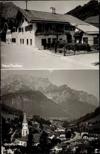 Foto Ak Marktschellenberg Markt Schellenberg in Oberbayern, Haus Fischer, Gesamtansicht