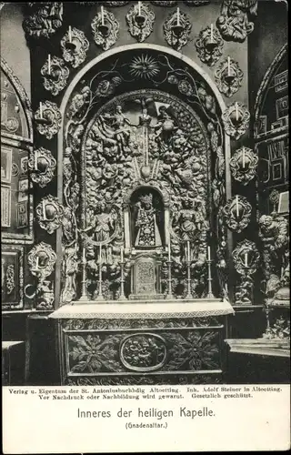 Ak Altötting in Oberbayern, Inneres der heiligen Kapelle