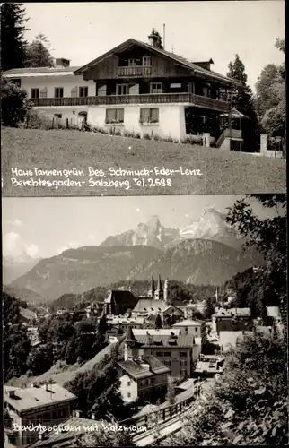 Foto Ak Berchtesgaden in Oberbayern, Watzmann, Haus Tannengrün