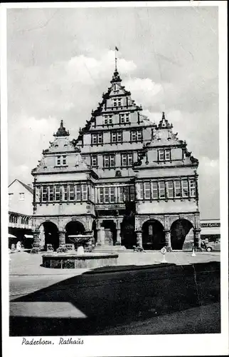 Ak Paderborn in Westfalen, Rathaus